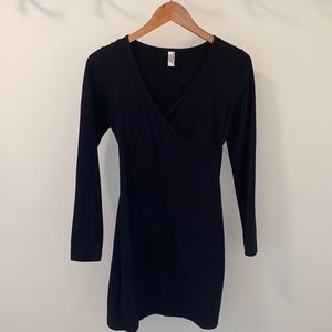 American Apparel black long sleeve dress